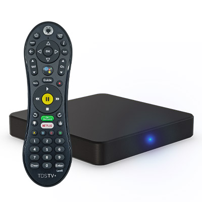TDS TV+ Remote and receiver