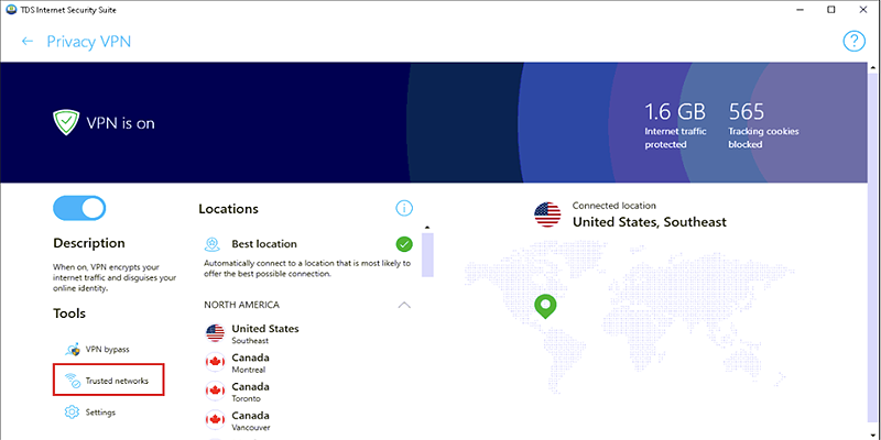 VPN trusted networks