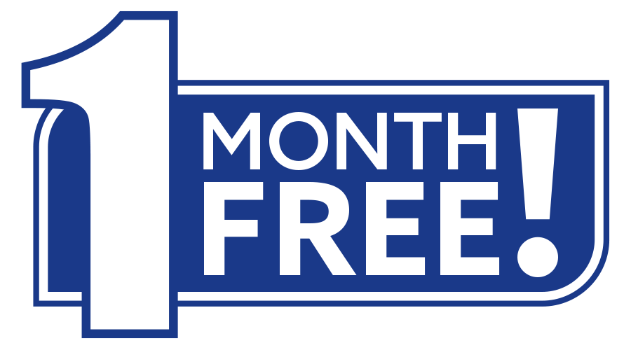 1 month
        free!