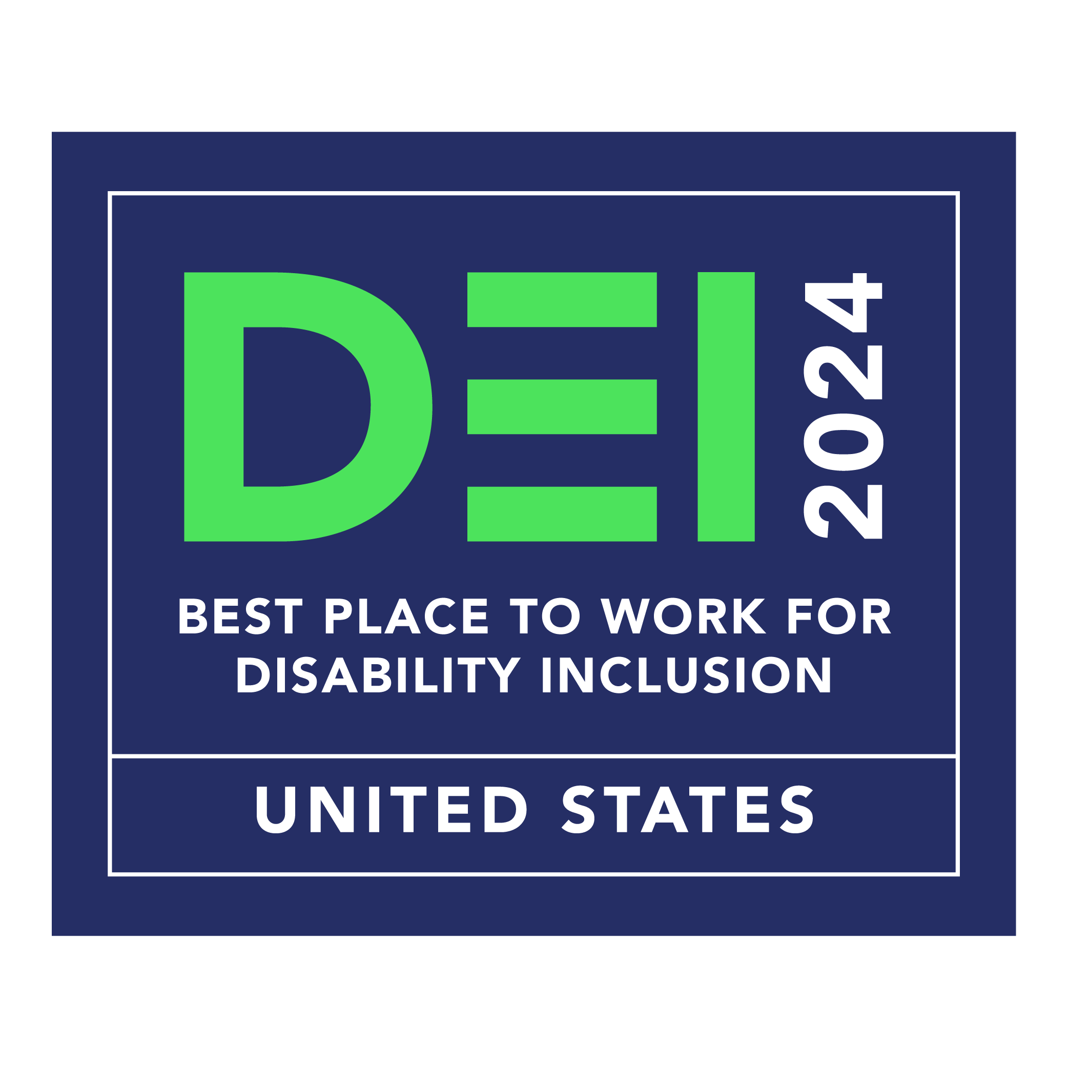 Disability, Equity and Inclusion 2024 - Best Place to Work for Disability Inclusion - United States