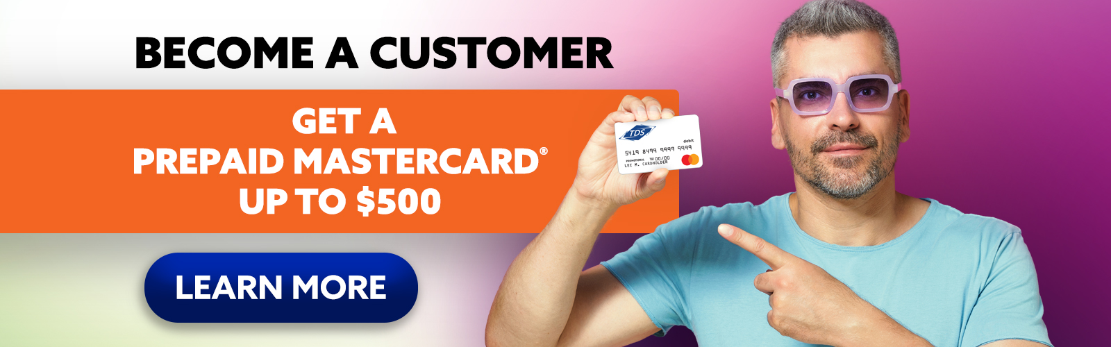 Add TDS TV+ and get a prepaid Mastercard up to $200. Click to learn more!