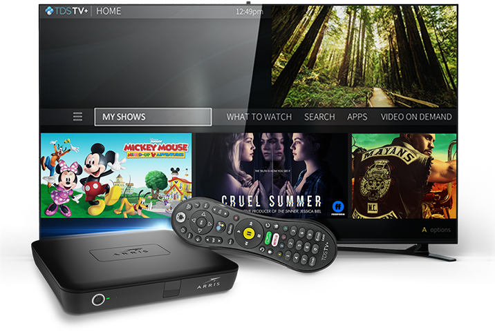TDS TV+, Receiver, and Remote