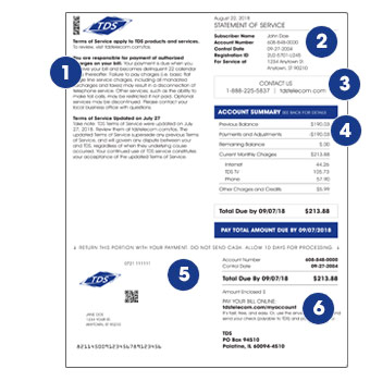 How to Read Your Bill | TDS