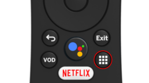 Grid button on remote