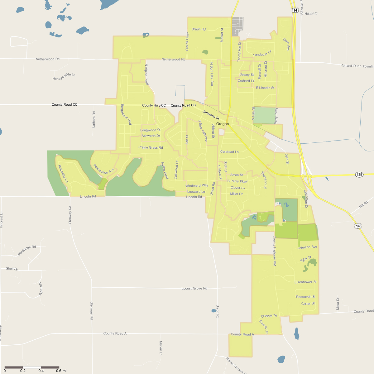 TDS Fiber Where We're Building in Oregon, WI