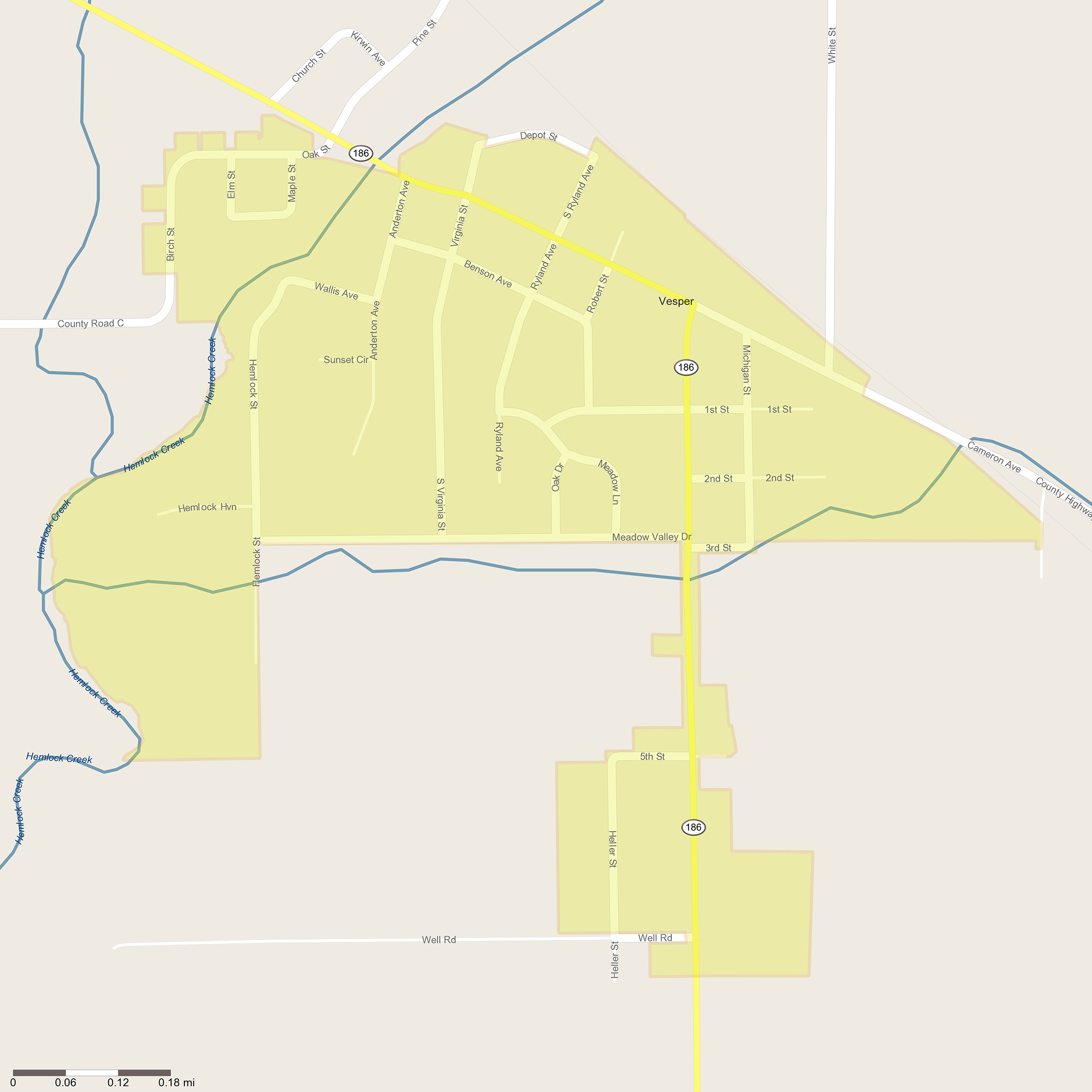 TDS Fiber Where We're Building in Vesper, WI